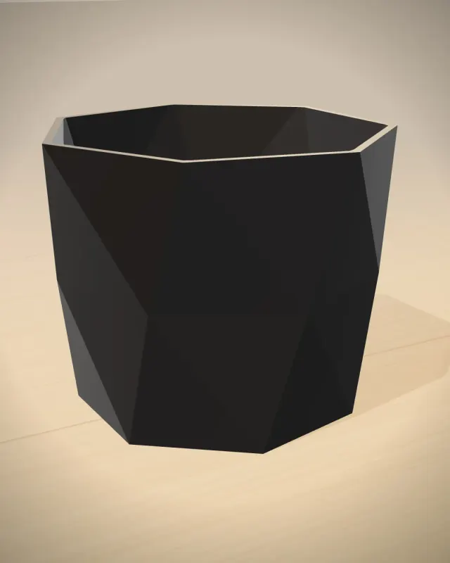 Low-Poly Faceted Planter