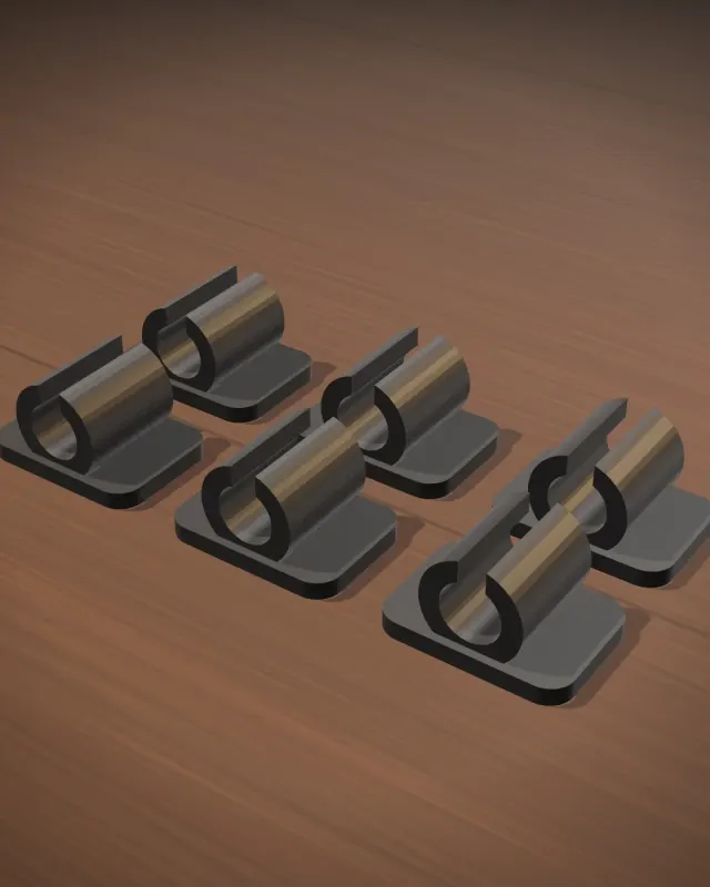 Adhesive Cable Clips (Set of 6)